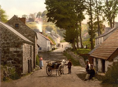 Glenoe Village, County Antrim (c.1890 - 1900) by English Photographer